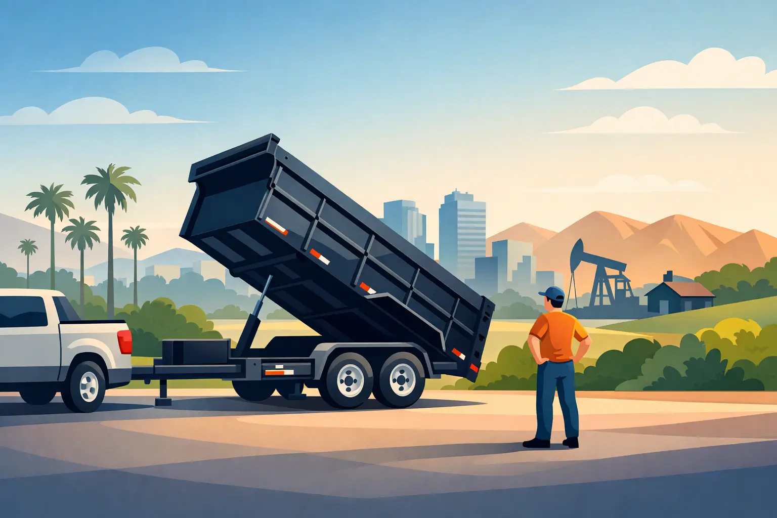 Dump Trailer Rental Near Me in Bakersfield